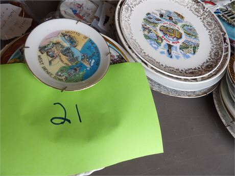 VARIETY OF COLLECTOR PLATES