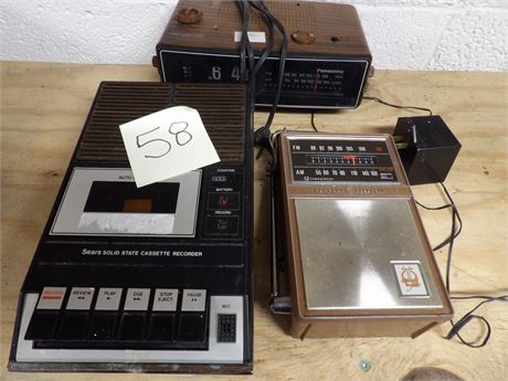 CASSETTE RECORDER - RADIO ETC