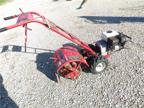 TROY BILT REAR TILLER W / HONDA 5.5 GAS ENGINE