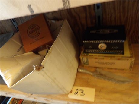 MISC COLLECTIBLES - CIGAR BOX - KIRBY BOX W / ETC