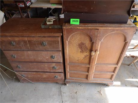 VINTAGE CHEST DRAWERS ETC