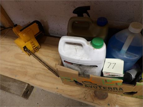ELECTRIC CHAINSAW - WINSHIELD WASHER FLUID PLUS MORE