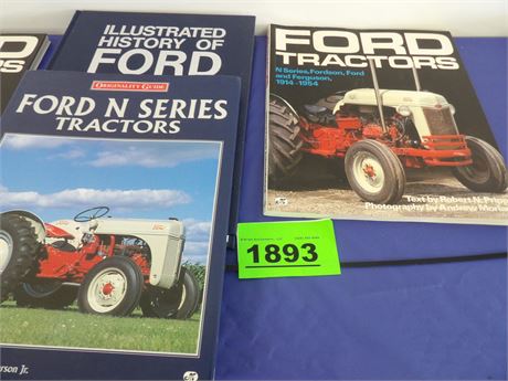 FORD TRACTOR HARD COVER & SOFT COVER BOOKS