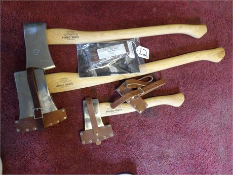 ASSORTMENT OF HELKO WERK GERMANY AXES