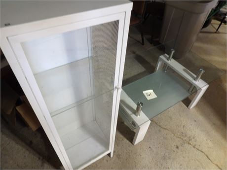 GLASS TOP TABLE - NIGHT STAND