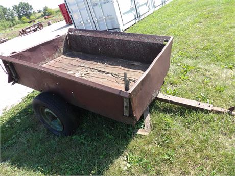 ALL STEEL SINGLE AXLE TRAILER ( COME LOOK ) 4'x6'