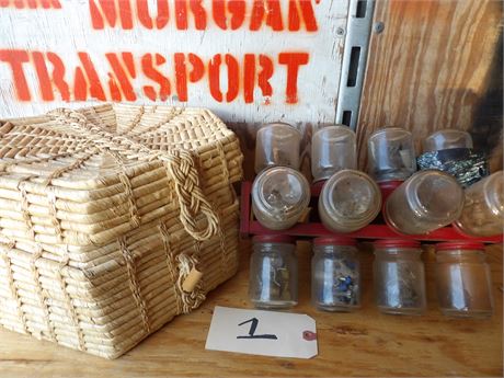 BOTTLE ORGANIZER W / HARDWARE ETC