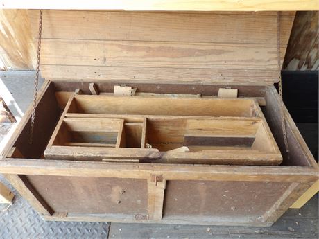 WOODEN TOOLBOX ORGANIZER