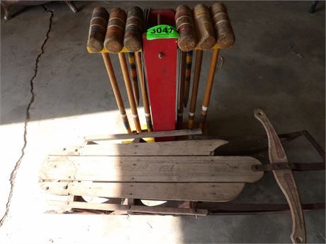 CROQUET SET - SLED