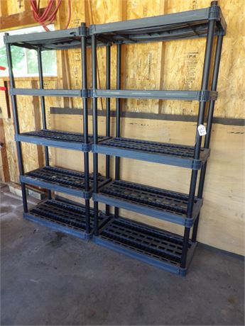 PLASTIC SHELVES ( 2 )