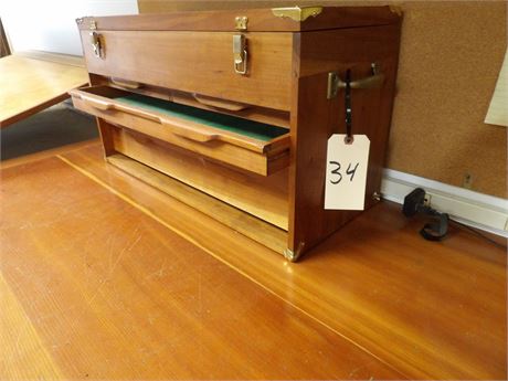 WOOD WORKERS CABINET - VINTAGE SAFE