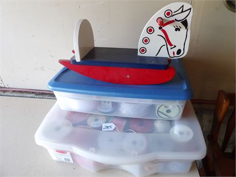 WRAPPING RIBBONS - ROCKING HORSE