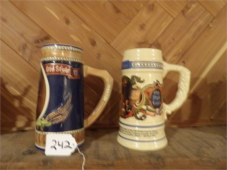 OLD STYLE MUGS ( 2)