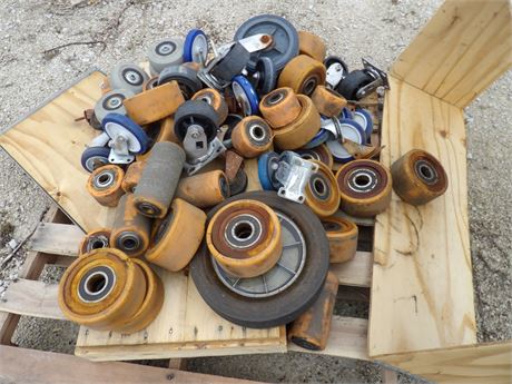 ASSORTMENT OF COASTER WHEELS ETC