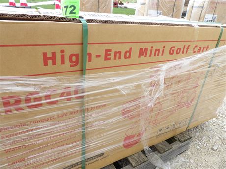 HIGH END MINI GOLF CART - IRGC40 UNASSEMBLED