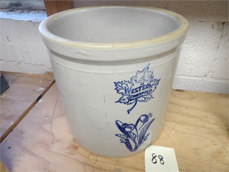 WESTERN STONEWARE CROCK #4