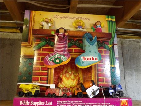 MCDONALDS CABBAGE PATCH - TONKA TRUCKS DISPLAY