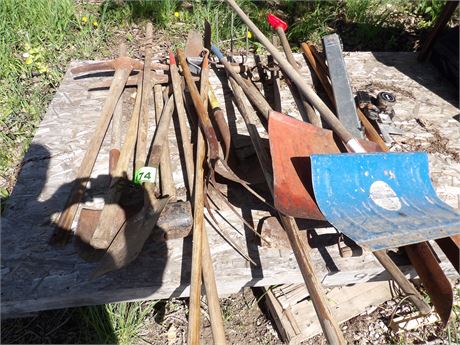 LARGE ASSORTMENT YARD TOOLS