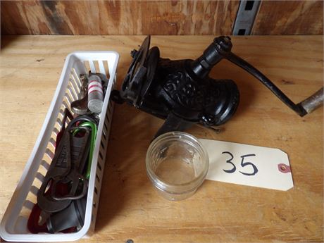 COFFEE GRINDER - ASSORTMENT OF OPENERS