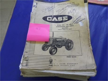 CASE 430-530 Series Tractors Parts Manuals