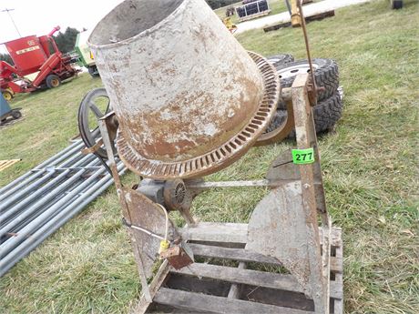 CEMENT MIXER W / MOTOR