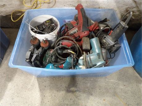 TUBS OF POWER TOOLS