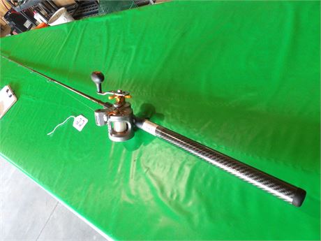 OKUMA DEAD EYE PRO UFR ROD - 8' APPROX. - W/ OKUMA CW1530 REEL