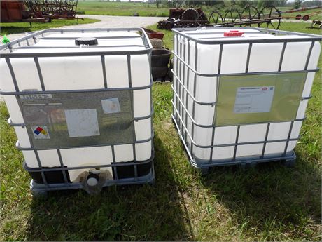 2 POLY TOTES W / CAGES