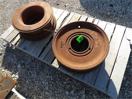 CASE FRONT RIMS W / WEIGHTS