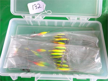 FISHING RIGS STINT SYSTEMS W / PLASTIC ORGANIZER