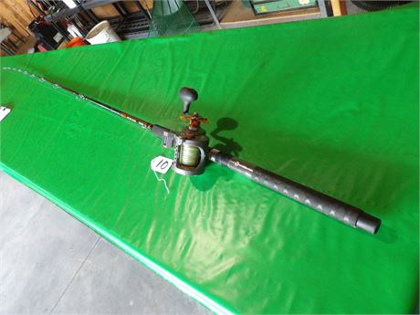 OKUMA CLASSIC PRO GLT COPPER/LEAD CORE ROD W/ OKUMA CW3030 REEL-  9' APPROX.