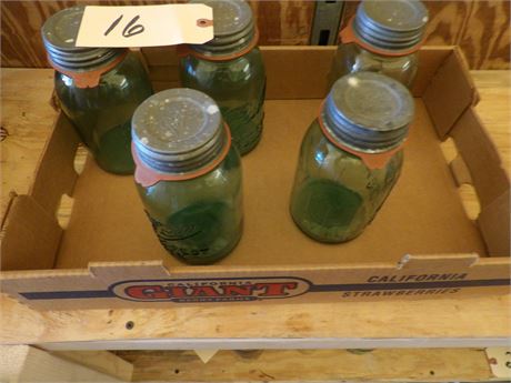 BALL JARS W / LIDS
