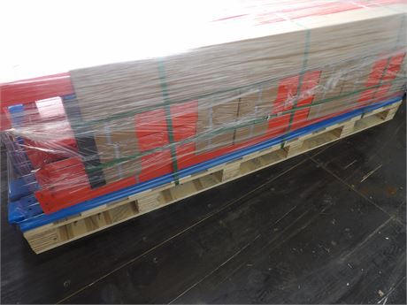 40 ft 6 Section Heavy Duty Metal Storage Shelf