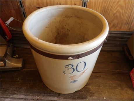 30 GAL. RED WING CROCK W / HANDLES