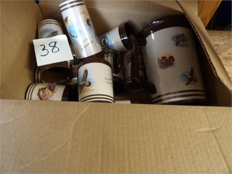 WILDLIFE MUGS - BOX FULL