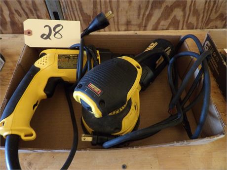 DEWALT SANDER - HAMMER DRILL