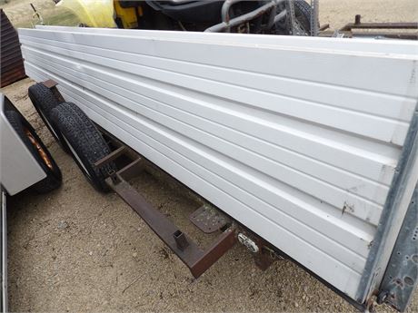 GARAGE DOOR PANELS W/ SOME HARDWARE