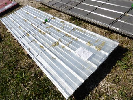 GALVALUME SHEET METAL 20 PCS. 9' L - 1 PC.  - 3'6" L APPROX.