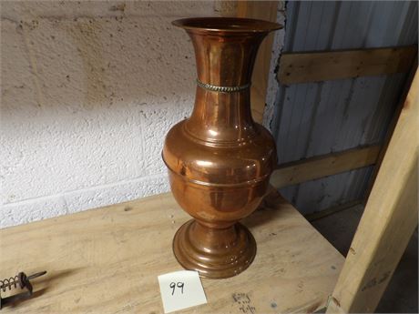 COPPER TYPE VASE