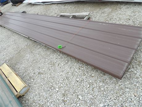 BROWN POLE BARN STEEL 20' APPROX