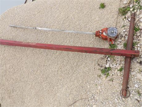 JOHN DEERE VINTAGE POLE - GASBOY PUMP