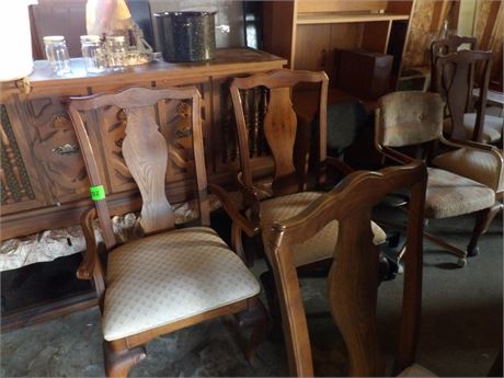 DINING ROOM CHAIRS - DOOR - CABINETS ETC ( G )