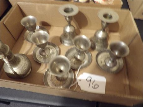 SILVER PLATED BELLS - MINIATURE GOBLETS ETC