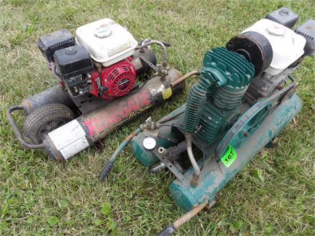 GAS ENGINE POWERED AIR COMPRESSOR ( 2 ) AS IS