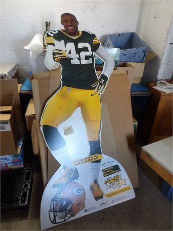 MORGAN BURNETT PACKER CARDBOARD STAND