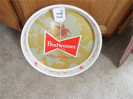 BUDWEISER METAL TRAY