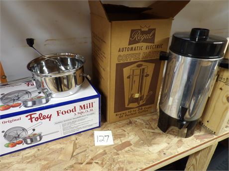FOOD MILL - COFFEE MAKER