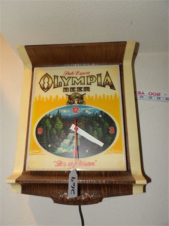 OLYMPIA BEER ELECTRIC SIGN