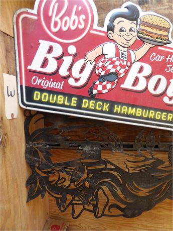 "BIG BOY" SIGN - WALL ART