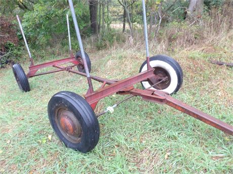 LIGHT WEIGHT WAGON W / UPRIGHT POLES